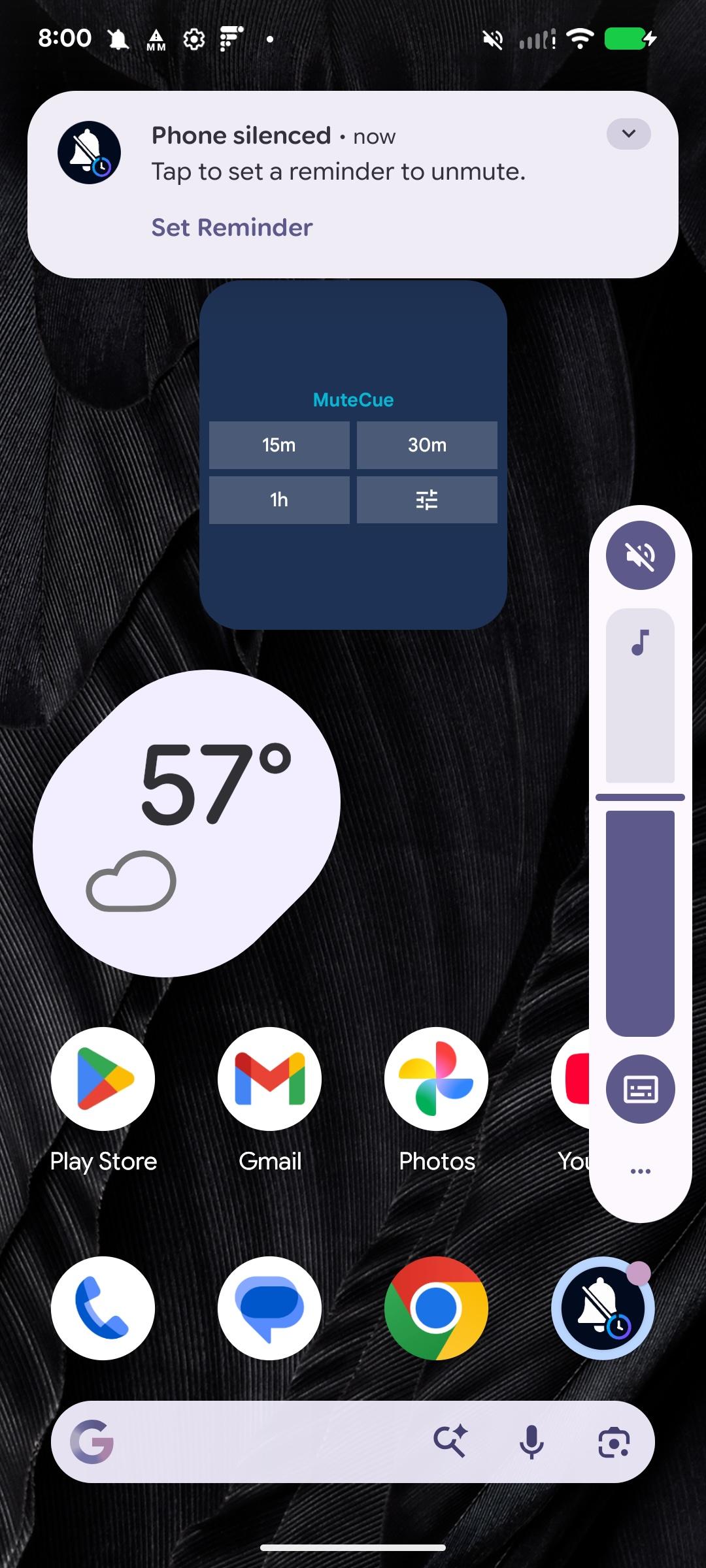 Android — auto-detect silence popup
